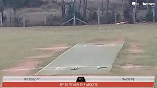 Microsoft vs SWISS RE Live Cricket Match | Mario Turner Hustle - Pure Corporate Live - Mario Turner screenshot 1