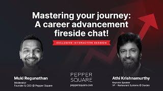 Mastering your journey: A career advancement fireside chat