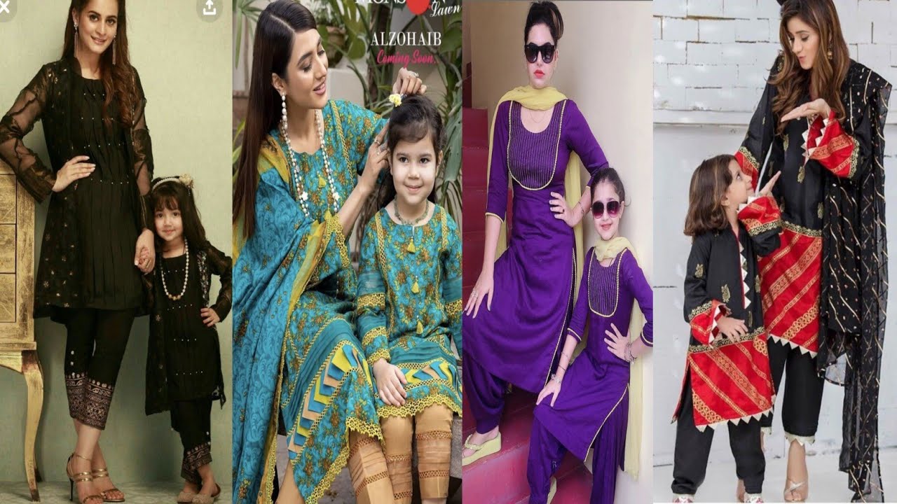 Stylish Mom and Daughter matching outfit 2025 / Mother daughter same dress /mother daughter combo