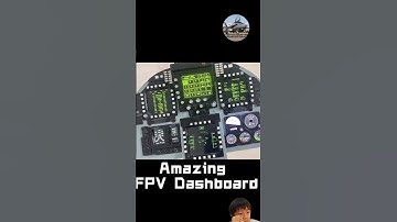 Do you like this amazing scale rc fpv cockpit dashboard? #rcplane #scalemodel #fpvplane #cockpit