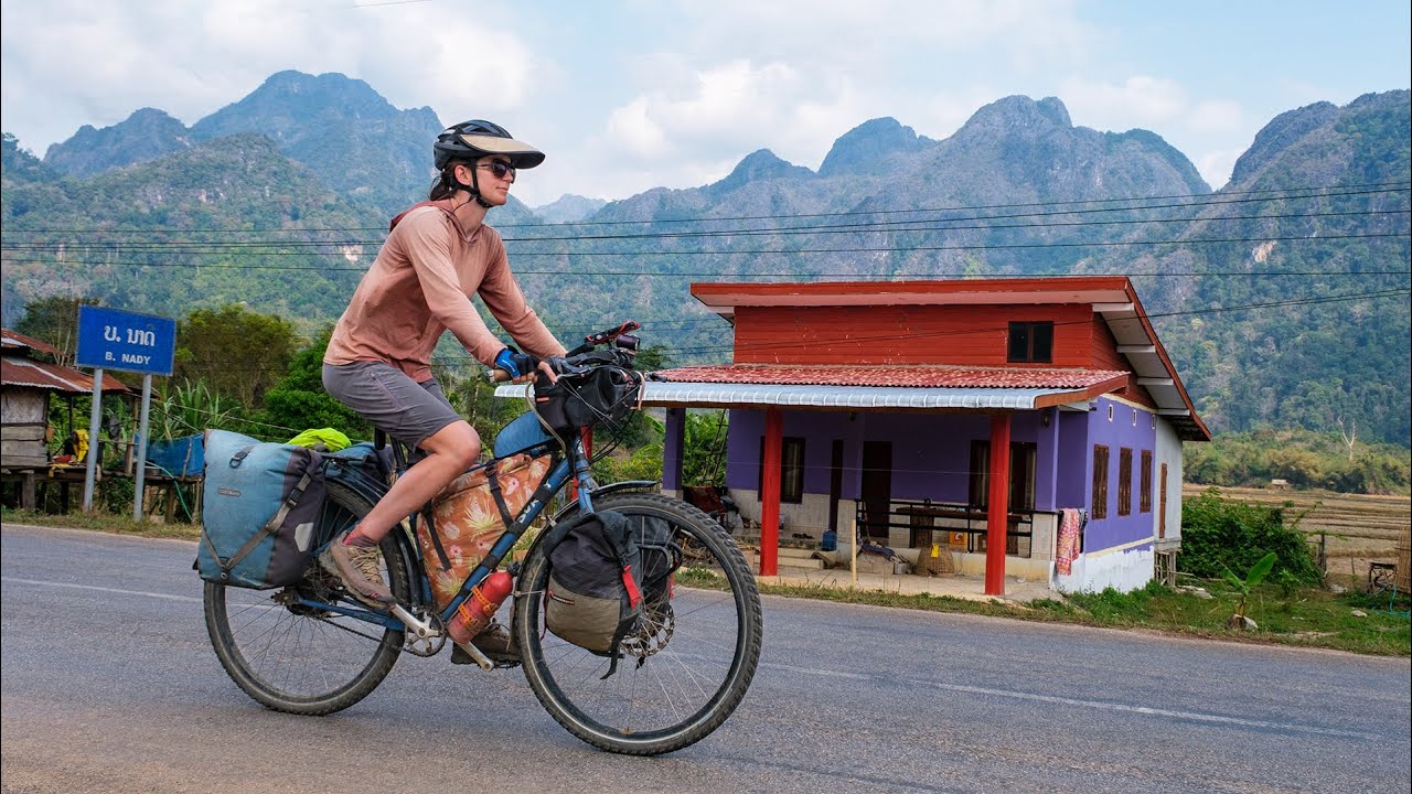 Hills and Heat Exhaustion Cycling in Laos // World Bicycle Touring