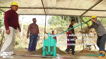 Entreprenuership reconstruction with Earth Bricks - Practical Action Nepal (CSEB)