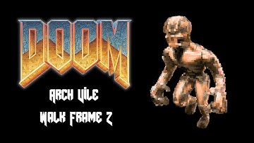 Voxel Time Lapse - Arch Vile Walk Frame #2