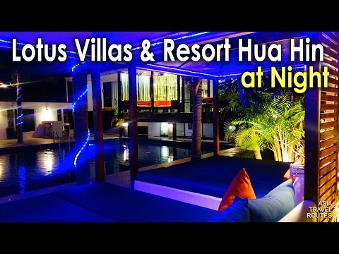 Lotus Villas & Resort Hua Hin at Night