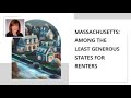 Massachusetts: Among the Least Generous States for Renters | #GayleSoldIt