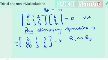 *TRIVIAL* And *NON* Trivial Solutions with captions