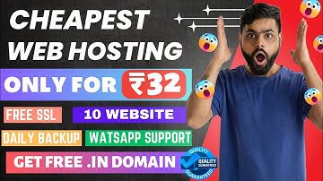 Get Cheap Hosting with Free .in domain only for 32rs 😍| Cheapest Hosting 🌐| Free Domain | Admirehost