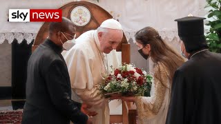 Pope in first ever papal visit to Iraq