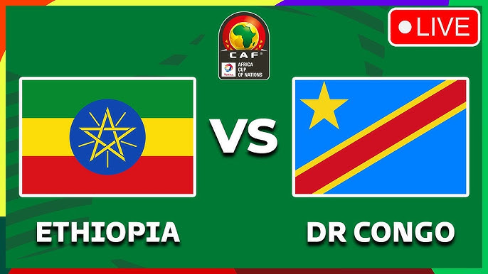 مباراة الكونغو الديمقراطية ضد إثيوبيا اليوم تصفيات كأس الأمم الإفريقية 2025 DR Congo vs. Ethiopia