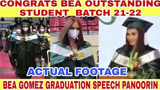 CONGRATS BEATRICE GOMEZ OUTSTANDING STUDENT.. GRADUATION SPEECH MS UNIVERSE PHILIPPINES 2022 News