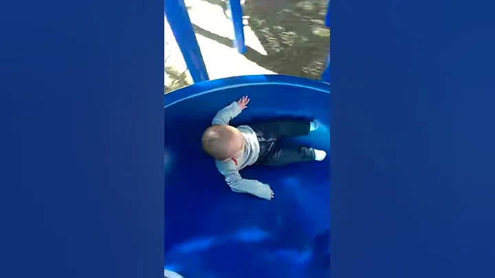 Sliding all by himself