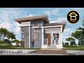 Bungalow house 3 bedrooms small house design