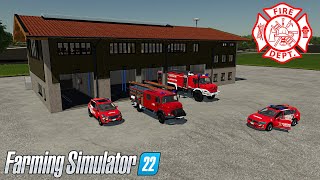 FS22 Build A Fire Station Farming Simulator 22 Mods