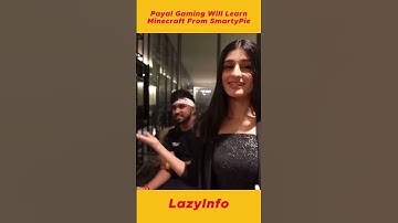 Payal Gaming Is Going To Learn Minecraft From YesSmartyPie And Techno Gamerz #shorts #payalgaming