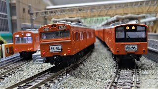 国鉄 中央線快速（101系・103系・201系）【鉄道模型・railway model】
