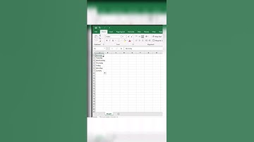 How to add days excel automatically || #excel #days #exceltips #exceltricks #shorcuts #monday #tips