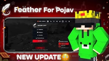 Finally I Download The Real Feather Client On PojavLauncher 1.21.1 👀 Feather Client For Pojav 💯 Real