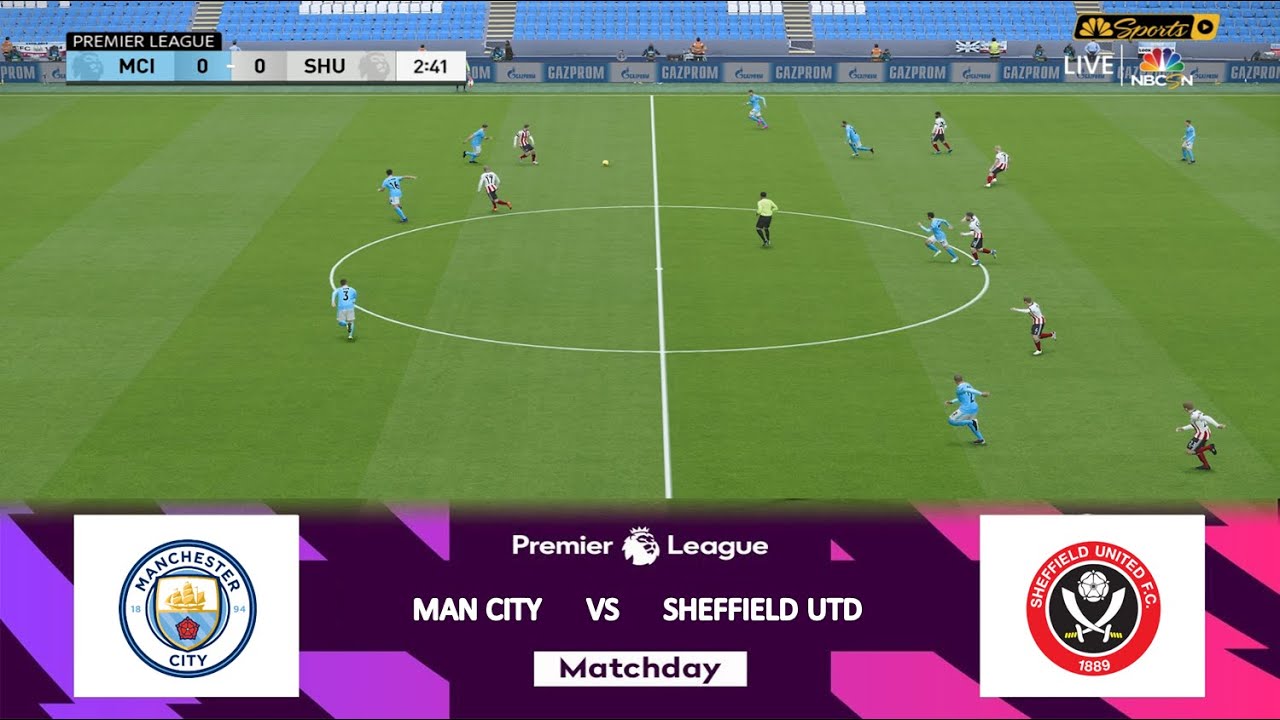 Manchester City vs Sheffield United EPL