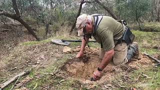 Gold Prospecting deep in the Victorian bush with the Minelab GPZ 7000 and Nugget Finder 17