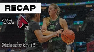 Ohio came up short against Ball State in round one of the MAC Tournament
