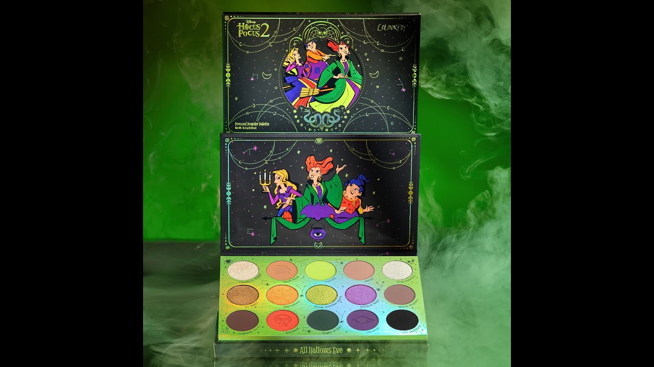 My Honest Review on the Hocus Pocus 2 Eyeshadow Palette "All Hallows Eve" from Colourpop!
