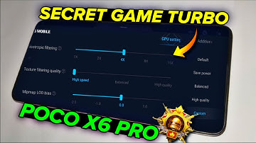 POCO X6 PRO 🔥 GAME TURBO SECRET SETTINGS + DOMINATE INSANE FIGHTS! 💀