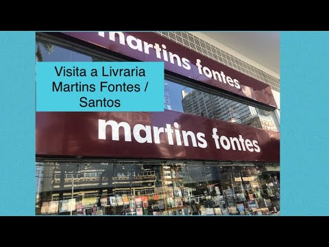 Visita a Livraria Martins Fontes / Santos + Comprinhas