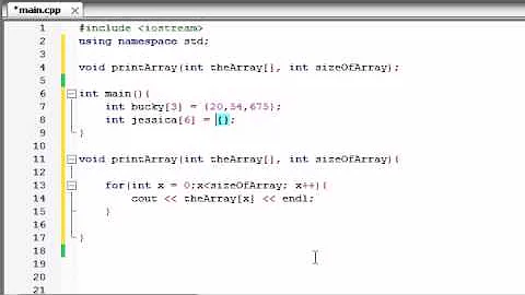 Buckys C++ Programming Tutorials - 35 - Passing Arrays to Functions