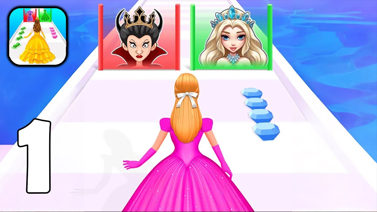 Princess Race: Wedding Games - DIY Makeup - Part 1 - Gameplay Walkthrough