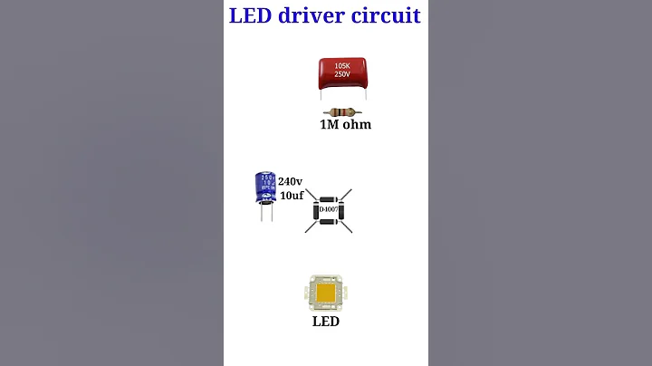 LED driver circuit #leddriver #led #shorts