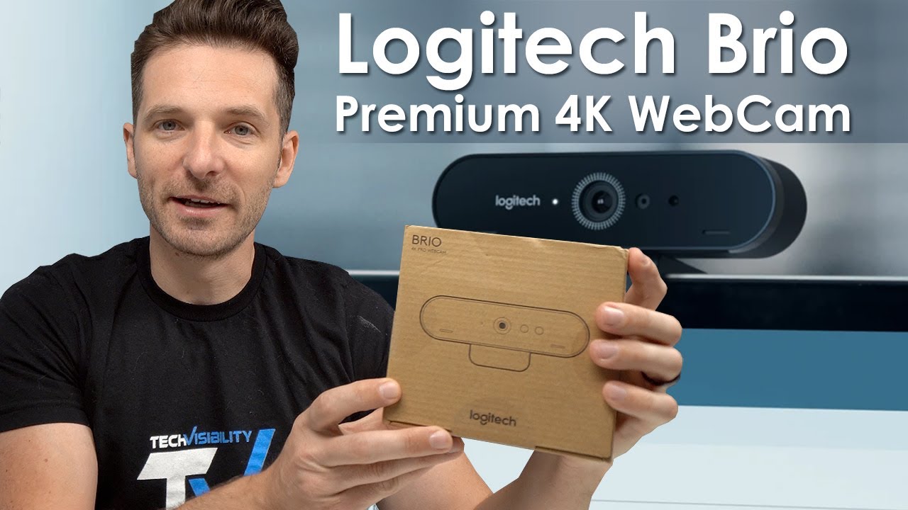 Genuine Logitech Brio 4K Ultra HD Pro Webcam V-U0040