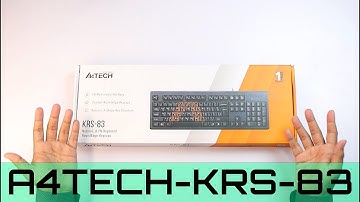 Unboxing | A4tech KRS 83 Multimedia Keyboard
