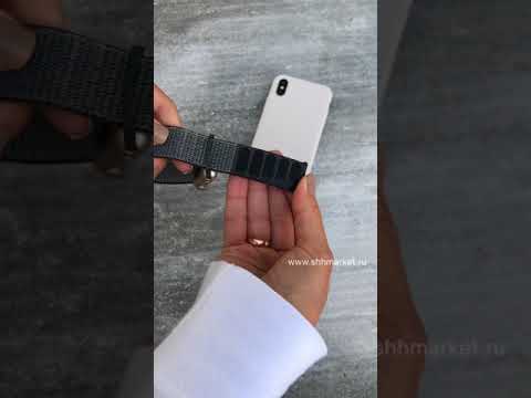 Набор: чехол G-case для iPhone X + ремешок на липучках для AppleWatch 42мм Storm Gray - Серый