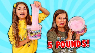 FIX THIS 5 POUND BUCKET OF STORE BOUGHT SLIME CHALLENGE!! | JKrew