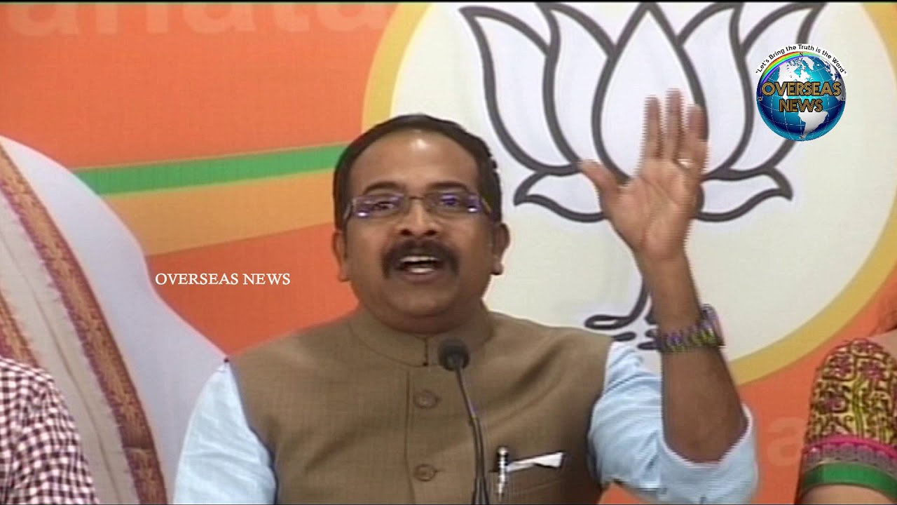Telangana BJP Spokesperson Krishna Sagar Press Briefing | Overseas News