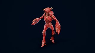 Crab monster 3d model