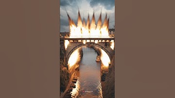 "Epic Bridge Collapse Caught on AI Camera – Engineers Escape Just in Time!"