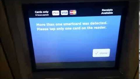 Various Opal Card Top Up Point Machine Error Messages