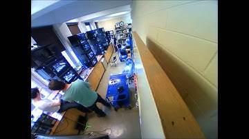 Radioactivity experiment timelapse