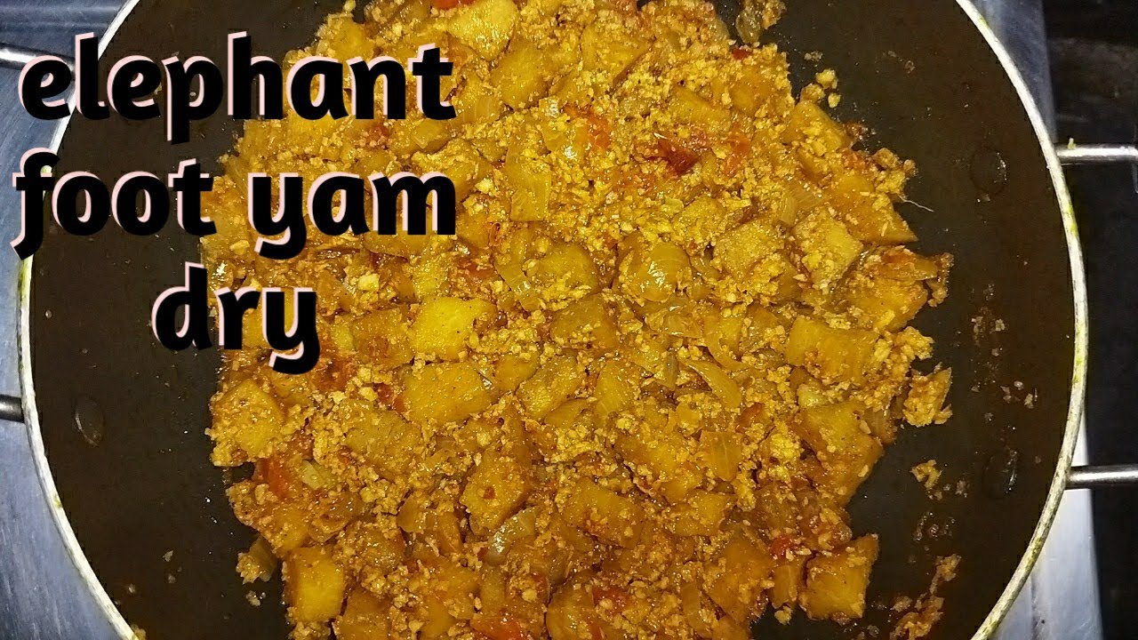 elephant foot yam recipe/ suvarna gedde dry recipe😋homemadecookingwj