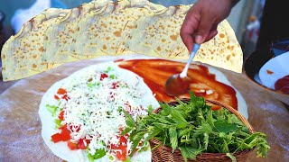видео: Мука Вода Крапива! Очень Вкусный Кутаб! Пицца по Форме Кутаб на Садже в Деревни! картинка: Мука Вода Крапива! Очень Вкусный Кутаб! Пицца по Форме Кутаб на Садже в Деревни!