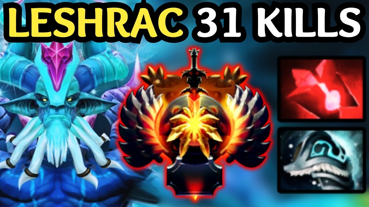 🔥 LESHRAC MID Domination — 31 Kill Carry Performance! 🔥 Dota 2 Gameplay