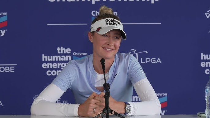Nelly Korda Press Conference 2024 The Chevron Championship - YouTube