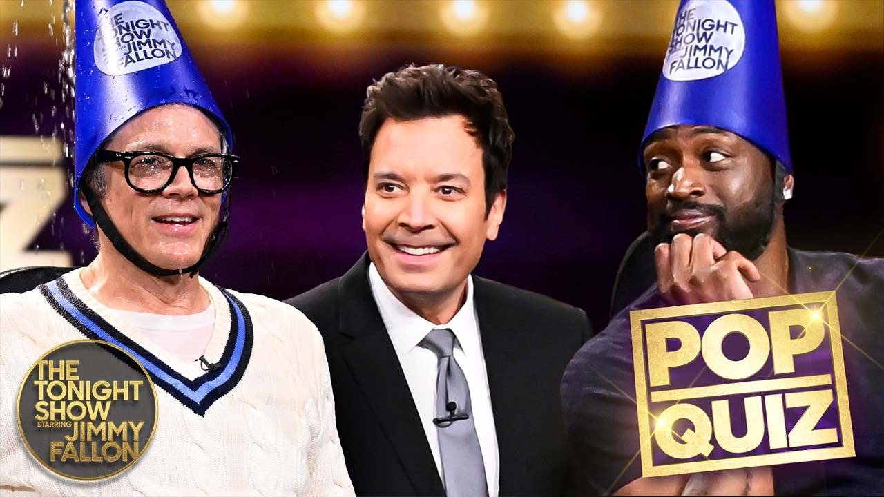 Pop Quiz with Johnny Knoxville and Dwyane Wade | The Tonight Show Starring Jimmy Fallon
