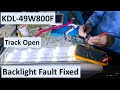 KDL-49W800F Backlight Problem Solved - Easy Sony TV Repair