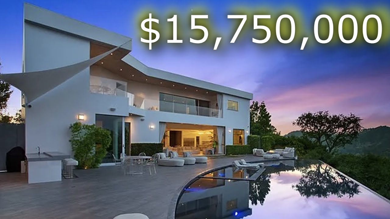 Tour of a GLAMOROUS $15,750,000 MASTERPIECE Mansion in prime Bel Air Los Angeles California!