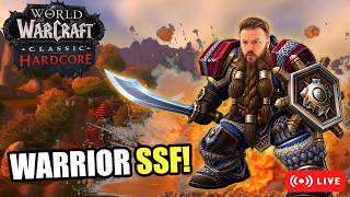LIVE | My One Life: Dwarf Warrior SSF - Can This Clan Son Make It to 60 | WoW Hardcore