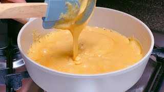 [체다치즈 소스] 감자튀김, 나쵸 소스 만들기 cheese sauce