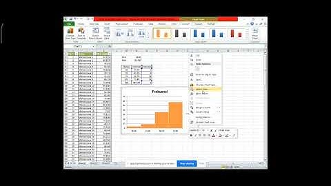 membuat histogram pada Microsoft Excel 2010