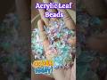 Trending Acrylic leaf BeadsDM for order 👍 #beads #acrylic #trending #jewelleryrawmaterials